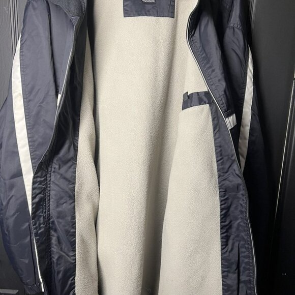 Vintage Nike Jacket Mens XL black Full Zip Fleece Lined Coat Outdoor Y2K - Picture 6 of 9